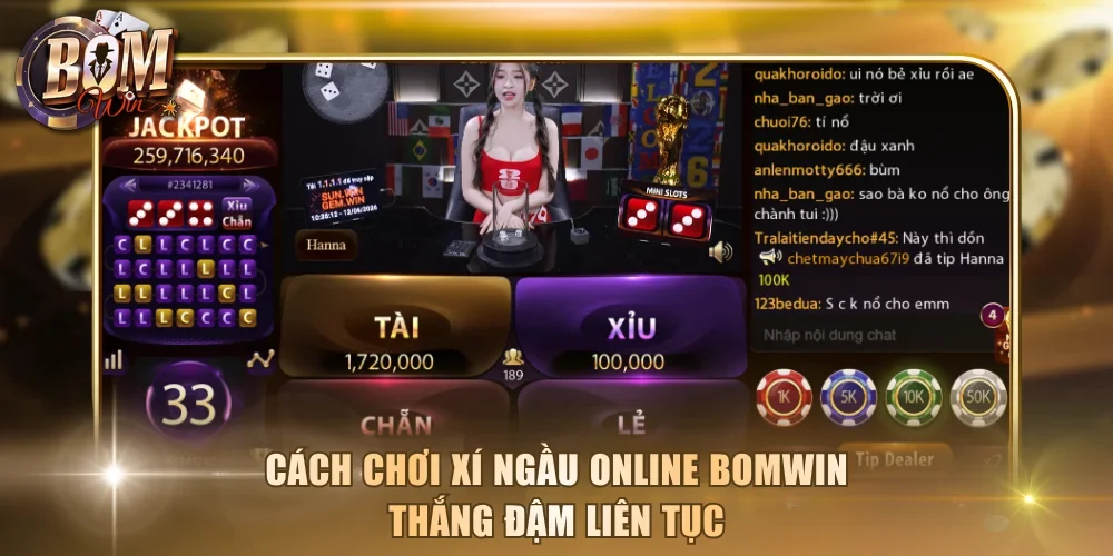 Cách chơi xí ngầu online