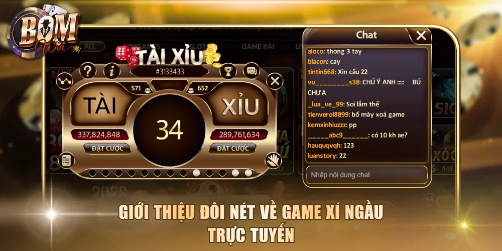 Giới thiệu đôi nét về game xí ngầu trực tuyến