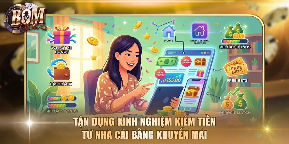 Tận dụng kinh nghiệm kiếm tiền từ nhà cái bằng khuyến mãi